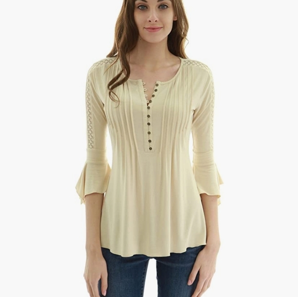 Pattyboutik pleated front top - Picture 2 of 6